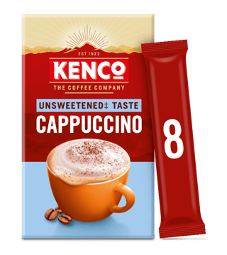 kenco creamy cappuccino unsweetened 2 3